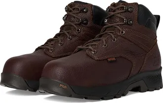 Timberland TiTAN EV 6 Inch Internal Metguard Composite Safety Toe Womens Work Boots Dark Brown : 7.5 C - Medium, Leather