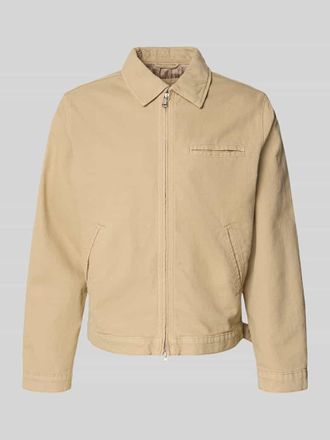 Jack & Jones Jack & Jones Jacke mit Zweiwege-Rei&szlig;verschluss in Beige, Gr&ouml;&szlig;e XXL