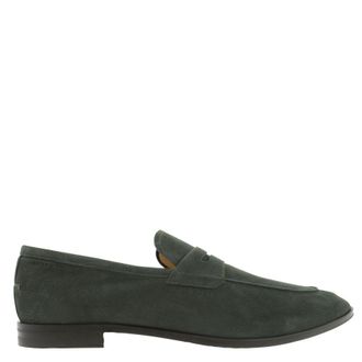 Bally Wedian Nubuk Penny Loafers, Brand Size 10 ( US Size 11 )