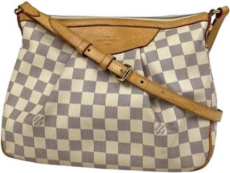 Louis Vuitton Pre-owned Damier Azur Shoulder Bag - Dames - Vintage Schoudertas - Beige - ONE Size - Vintage