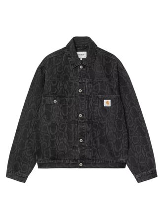 Carhartt Work in Progress Black Shirt Collar Jacket