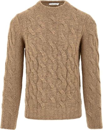 FILIPPO DE LAURENTIIS Y28122 Sweater - Heren - Ronde hals truien - Beige - XL - Truien & Vesten