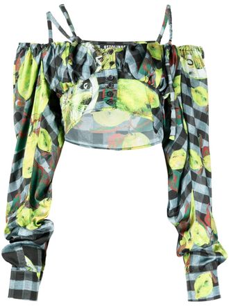Ottolinger Top con spalle scoperte - Multicolore