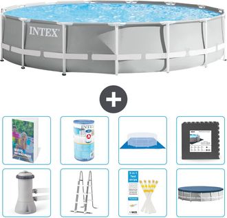 Intex Piscina Prism Frame Redonda - 457x107 Cm - 9-piezas S563