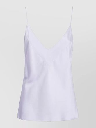 Forte_Forte stretch silk satin slip top