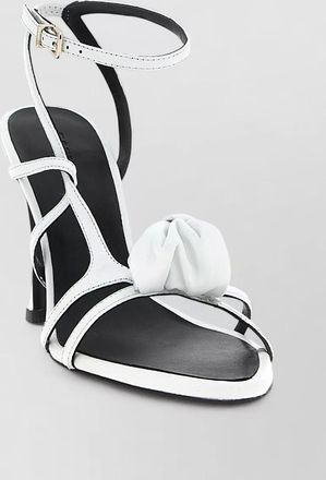 Rotate leather knot sandals