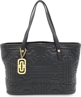 Bulgari Black Quilting Shoulder Bag Tote Bag (Pre-Owned)