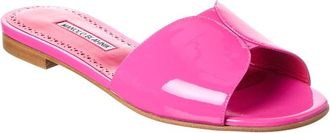 Manolo Blahnik Houramu Patent Sandal