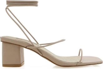 Billini Womens Hazi Strappy Block Heels In Stone