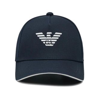 Emporio Armani Blauwe Hoeden & Beanies van Armani - Heren - Petten - Blauw - ONE Size - Accessoires
