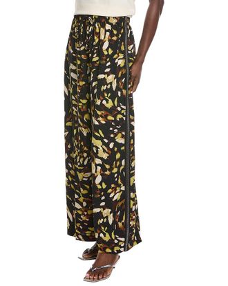 Joseph Ribkoff Abstract Wide Leg Trouser
