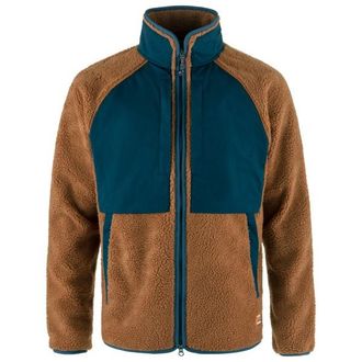 Fj&auml;llr&auml;ven Vardag Pile Jacket Fleecejacke f&uuml;r Herren | braun