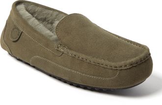 Dearfoams Fireside By Dearfoams Mens Melbourne Genuine Shearling Moccasin