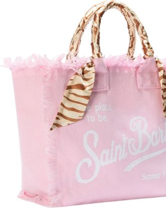 MC2 Saint Barth Womens Tote Bag Vanity Safari Skin Cotton Shoulder