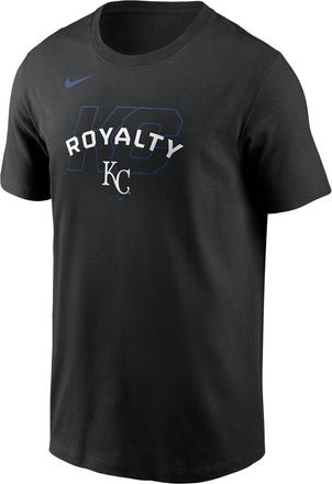 Nike Kansas City Royals Fashion Nike Mens MLB T-Shirt in Black | N19900AROY-19Z
