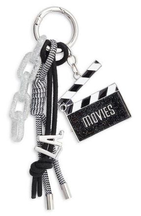 Chelsea28 LA Travel Bag Charm in Black Multi- Silver at Nordstrom Rack