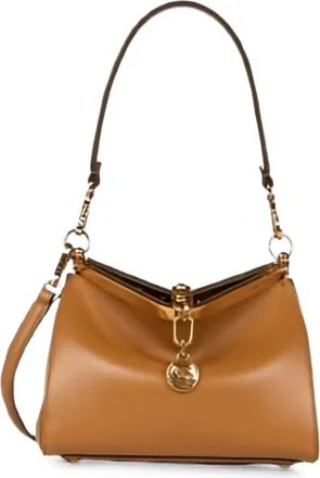 Etro Womens Shoulder Bag Vela Small Yellow Calf Leather
