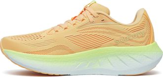 Saucony Womens Ride 18 Sneaker, Peach/Sunny, 7.5 UK