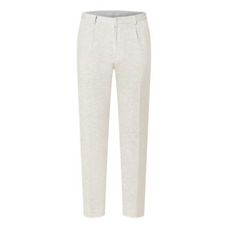 Baldessarini Heren, Broeken, Wit, Maat: L Katoen