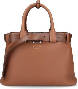 Prada Borsa A Mano Media Buckle