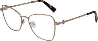 Longchamp Metalen Brillenmontuur - Dames - Brillen - Geel - ONE Size - Accessoires