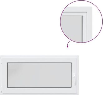 vidaXL Vidaxl - Ventana De S&oacute;tano risor 120x60cm Oscilobatiente Din Izquierda