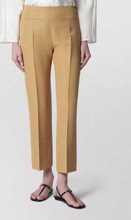 Alberta Ferretti tailored trousers belt loops front crease