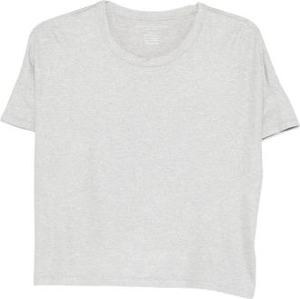 Majestic Filatures T-shirt met ronde hals - Dames - T-shirts - Grijs - M - Tops