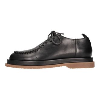 Buttero Laboratorio Veterschoen - Heren - Veterschoenen - Zwart - 39 EU - Leer - Schoenen