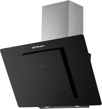 Orbegozo Orbegozo - Campana Decorativa Acabado Cristal 90 Cm Ds 80190 N, 4 Niveles De Potencia, 2 Bombillas Led, 1 Filtro Aluminio Desmontable, Potencia De Suc