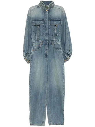 Zimmermann Tuta intera denim - Blu
