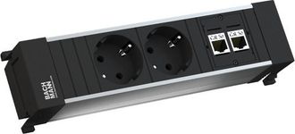 Bachmann Power Frame 2xcee7/3 2xcat6a Corto, 0,2m, 317.101