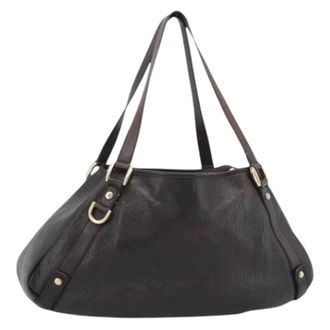 Gucci Pre-owned Shoulder Bags, female, Brown, Size: ONE SIZE Pre-owned Vintage Tote Bag