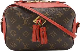 Louis Vuitton Pre-owned Cross Body Bags, female, Red, Size: ONE SIZE Pre-owned Canvas Cross Body Bag