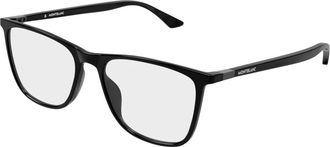 Montblanc Mb 0510O Optisch Montuur - Heren - Brillen - Zwart - 54 MM - Accessoires