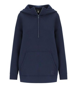 Weekend by Max Mara FELPA CON CAPPUCIO RADURA BLU MAX MARA WEEKEND