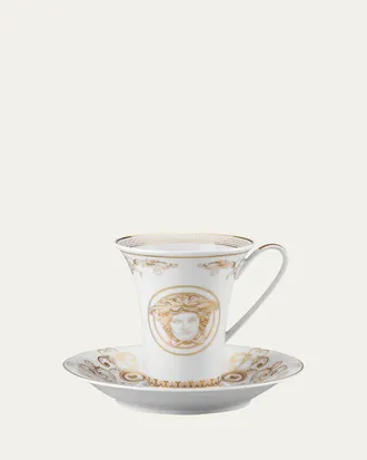Versace Medusa Gala Coffee Cup & Saucer