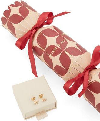 Astrid & Miyu Twilight Star Stud Earrings Christmas Cracker in Gold at Nordstrom