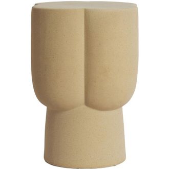 Light & Living Light & Living Junto Mesa Auxiliar Cer&aacute;mica Mate Arena - &Oslash;34,5x45