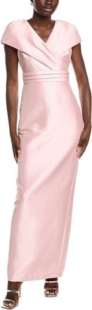Badgley Mischka Wrap Shoulder Gown