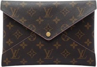Louis Vuitton Pre-owned Kirigami Clutch - Dames - Vintage Clutch - Bruin - ONE Size - Vintage