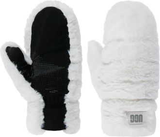 UGG Pile-Effect Handschoenen - unisex - Handschoenen - Wit - S/M - Polyester - Accessoires
