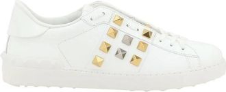 Valentino Garavani Rockstud Sneakers - Heren - Sneakers - Wit - 40 EU - Leer - Schoenen