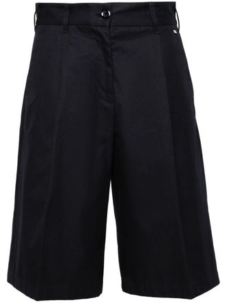 Herno cotton knee-length shorts - Blue