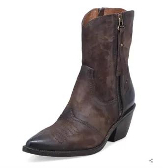 A.S.98 Womens Clint Suede Boot In Brown