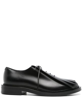 Max Mara leather Oxford shoes - women - Leather - 36 - Black