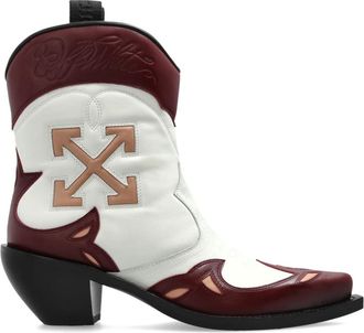 Off-white Stivaletti con tacco Santiag - - Shoes - Donna - Bianco - 38 EU