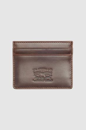 Levi's Tarjetero de piel - Hombre - One Size - Marr&oacute;n / Brown