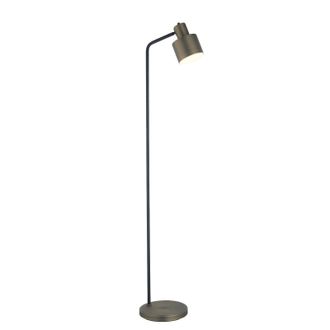 Loops Floor Lamp Light Antique Bronze & Textured Matt Black 40W E27 Standing