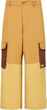 Marni colour-block cargo pants - men - Cotton - 44 - Yellow